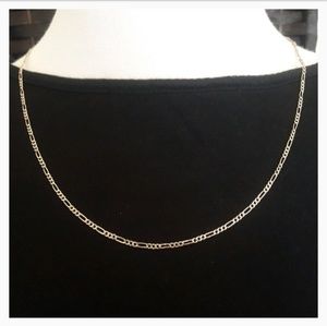 14k Yellow Gold Figaro Chain Necklace